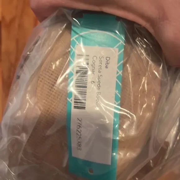 New Diba Sereta Suede Bootie Cognac Size 6 - Picture 2 of 4